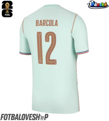 Francie Bradley Barcola #12 Venkovní Dres MS 2026 Krátký Rukáv
